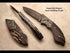 Imperial green jasper auto-folding knife